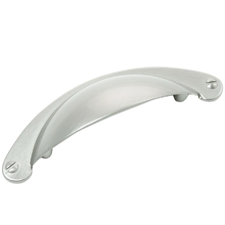 Laurey 2 1/2" Cup Pull, Nantucket, Satin Pewter 52339